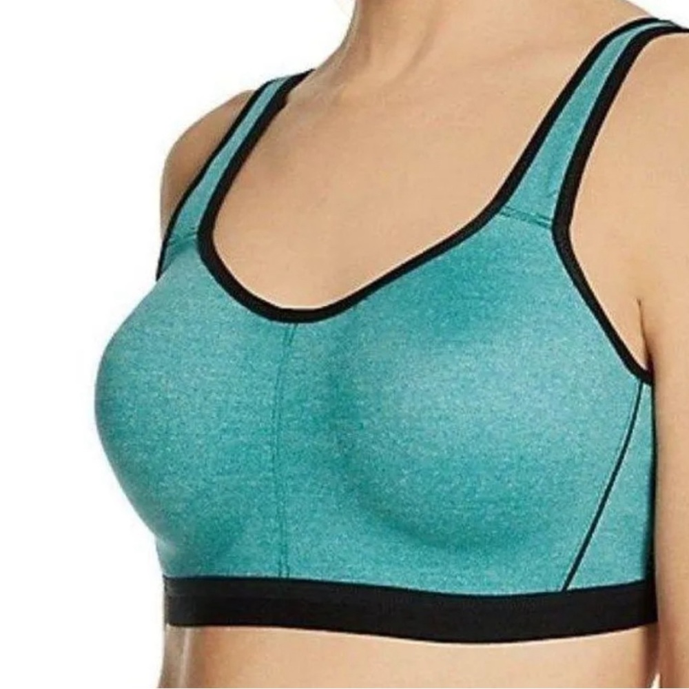 WACOAL Nordstrom Brandi High Impact‎ Underwire Sports Bra in Turquoise Teal 40DD - Picture 11 of 11